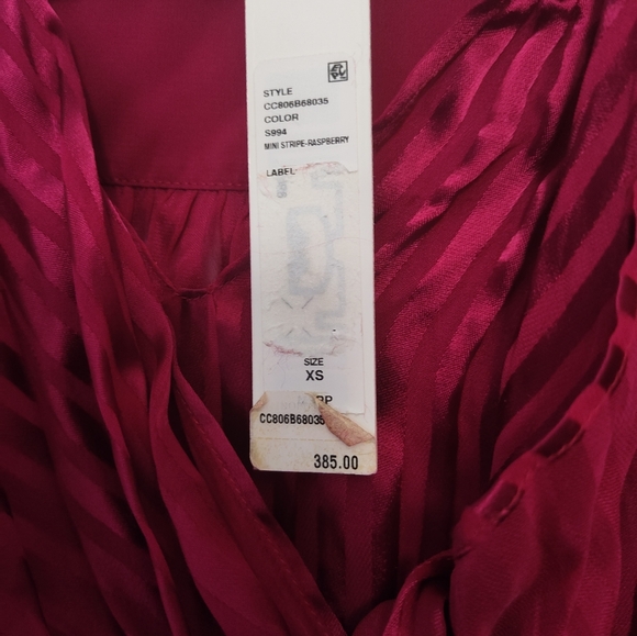 NWT Alice + Olivia Tie Neck Blouse - Picture 7 of 7